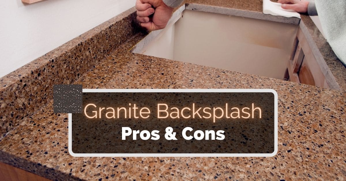 Granite Backsplash Pros Cons Between, Gap Between Granite Countertop And Backsplash