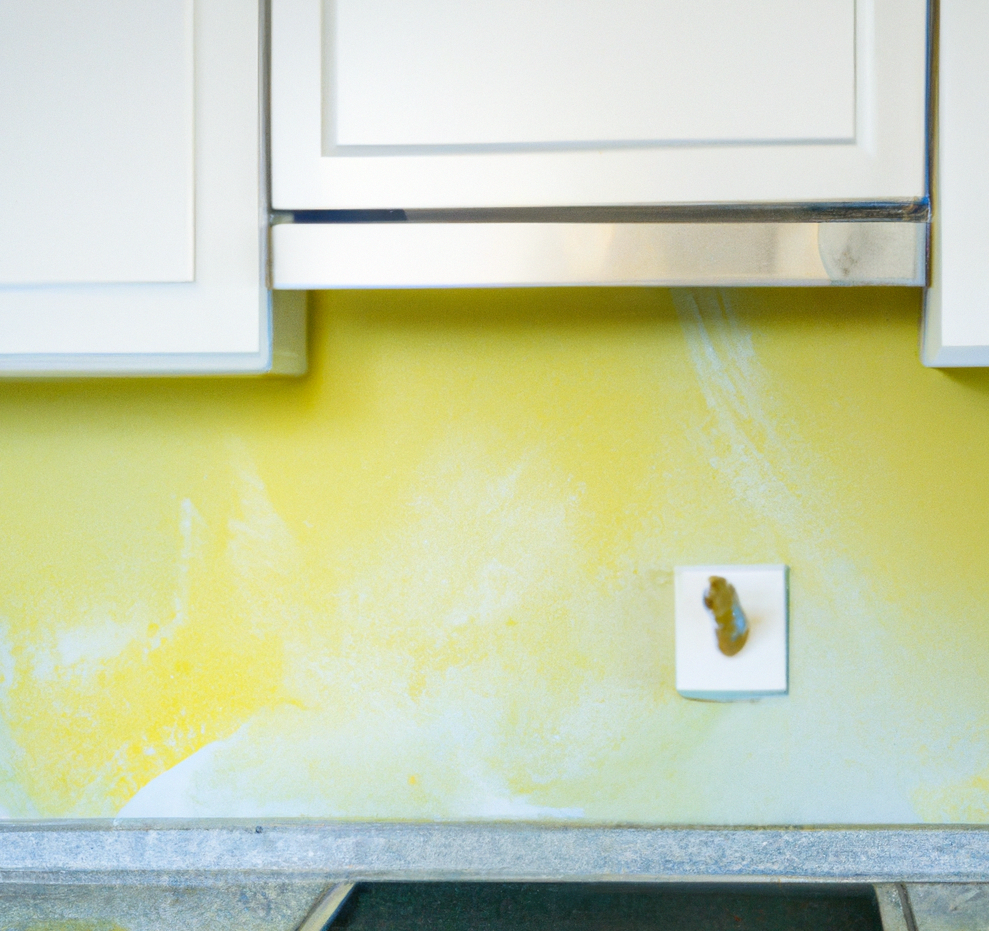 warm color paint in kitchen
