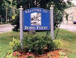 Town sign of Dobbs Ferry