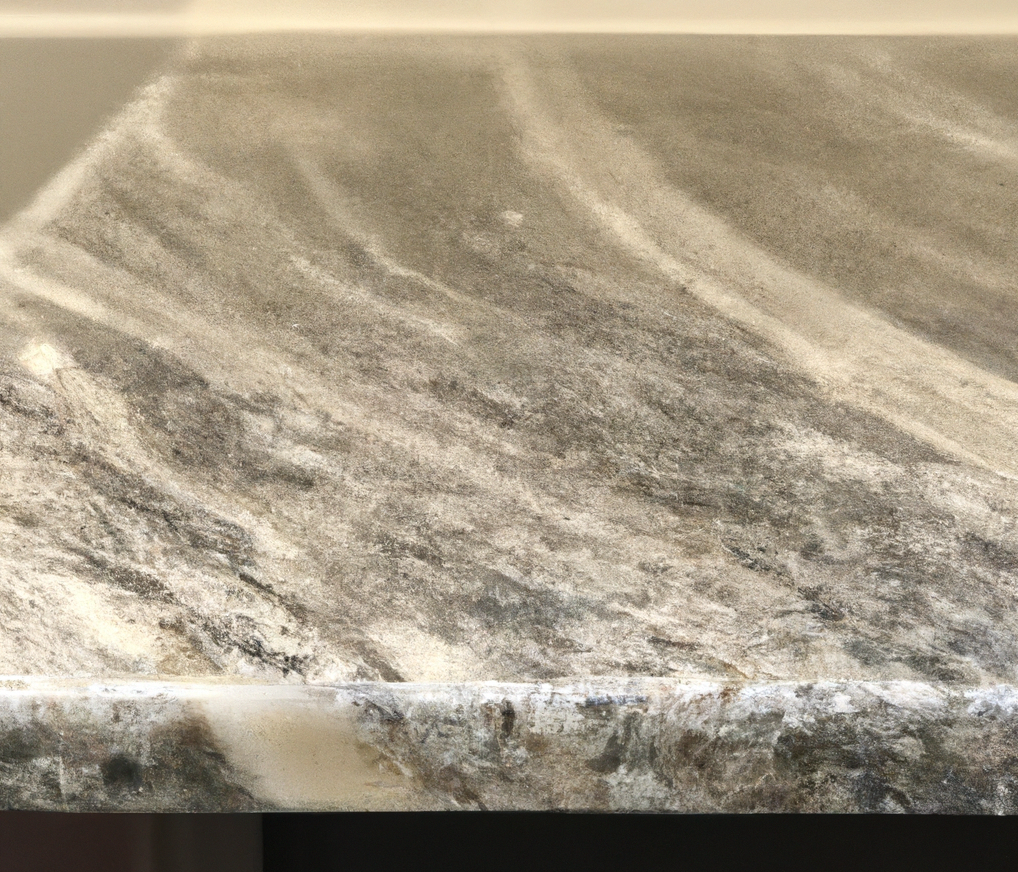 eased edge granite countertop