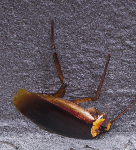cockroach dying