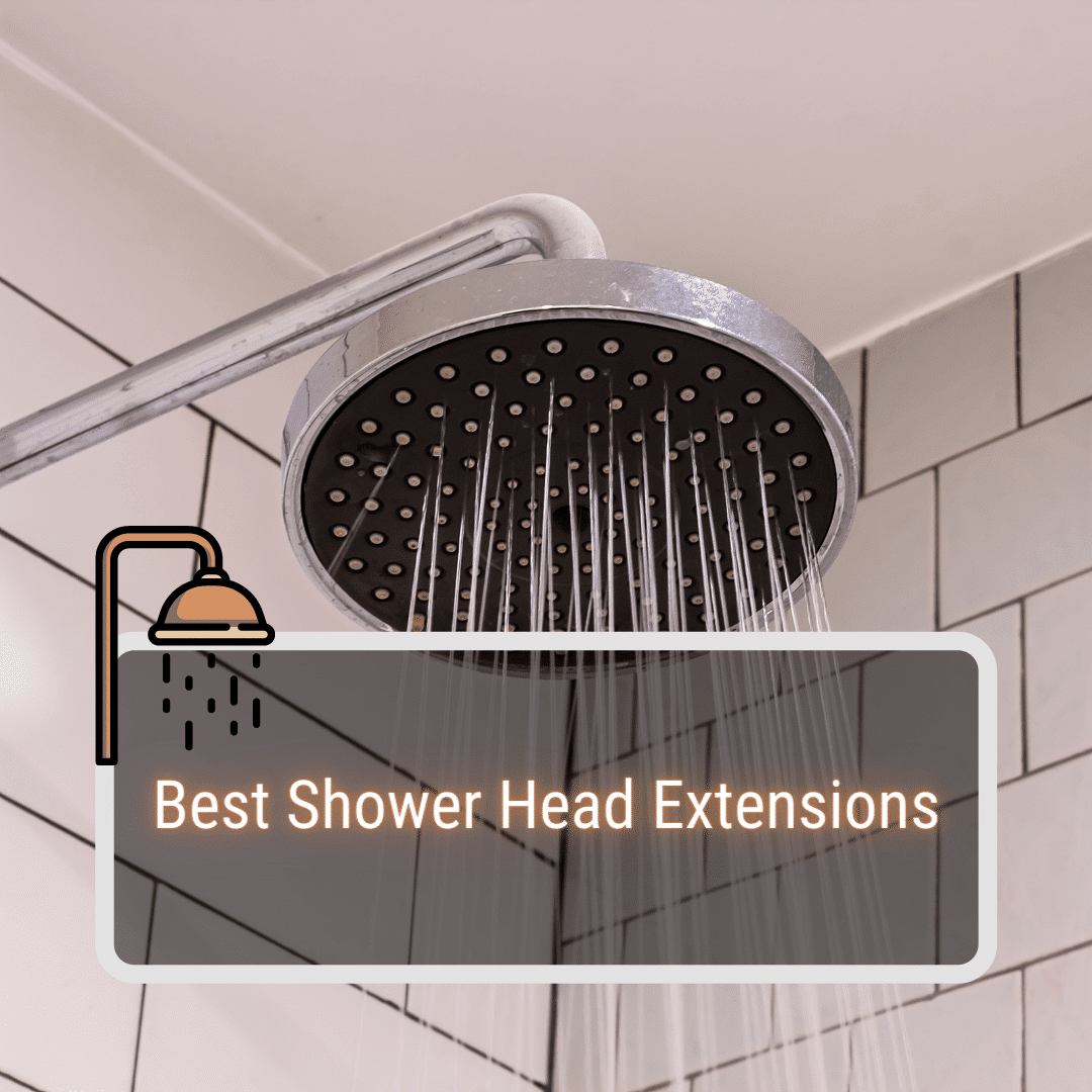 TOPBATHY Adjustable Shower Extension Arm Shower Head Extender Replacement for Rainfall Shower Head Bathroom Accessories 