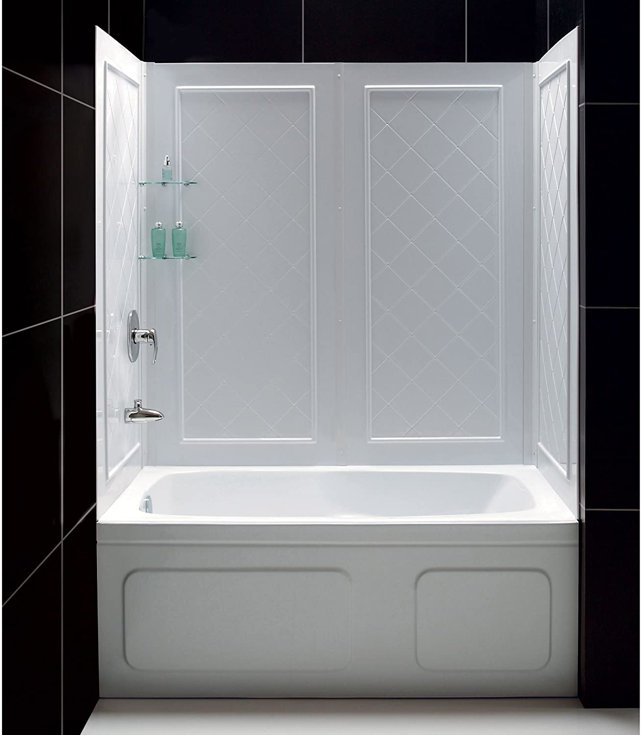 DreamLine QWALL-Tub, Acrylic Backwall Kit In White