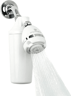 Aquasana AQ-4100 Deluxe Shower Water Filter with Adjustable Showerhead: Best for fixing hair loss