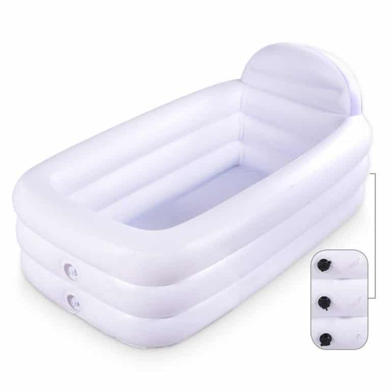HIWENA Inflatable Portable Plastic Bathtub