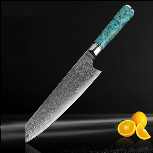 Letcase 8-inch Damascus Steel Japanese Knife