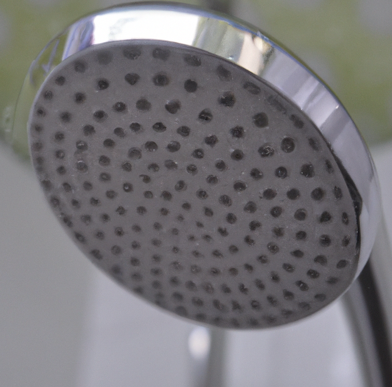 clean when warm fiberglass shower