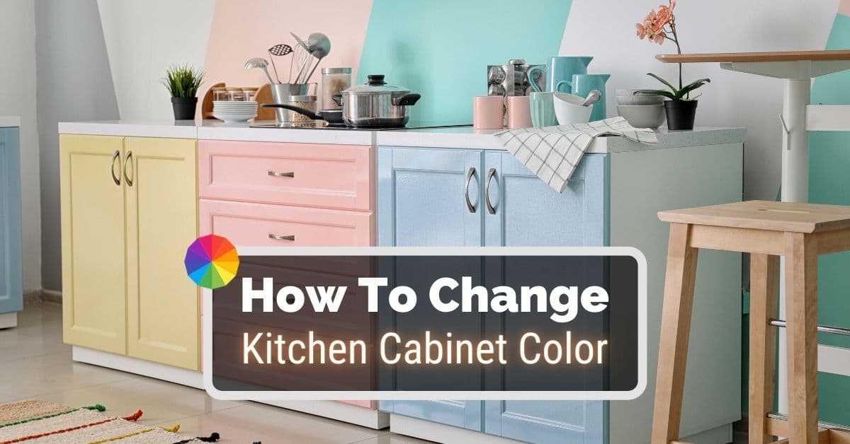 How To Change Kitchen Cabinet Color An, Changing Kitchen Cabinets Colour