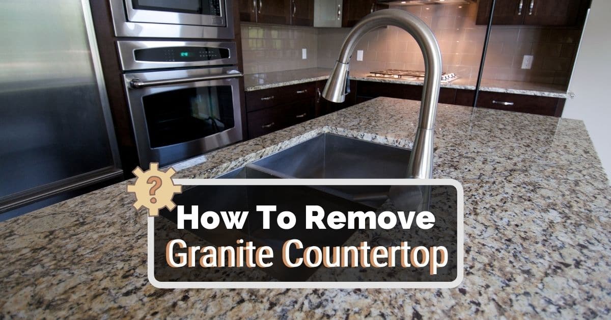 How To Remove Granite Countertop, How To Remove Bathroom Countertop Without Damaging Cabinets