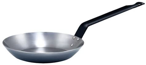 Winco French Style Carbon Steel Pan With Extra Long Handle