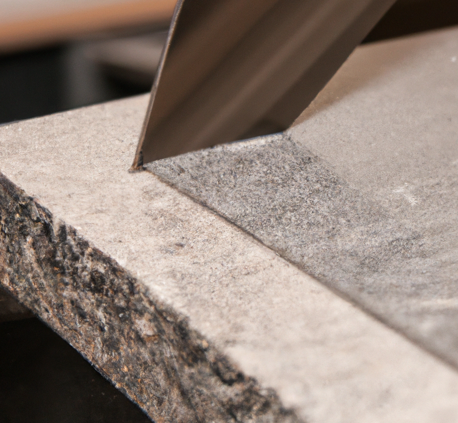 cutting granite countertop