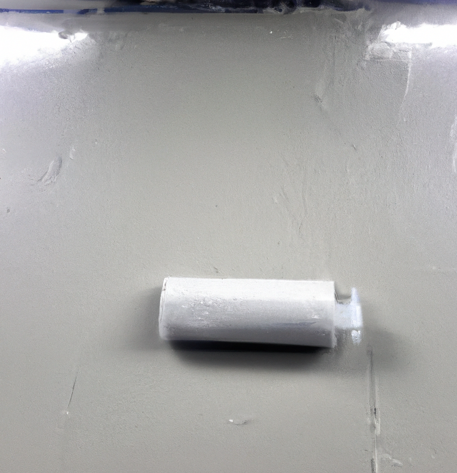 high quality primer on washroom wall
