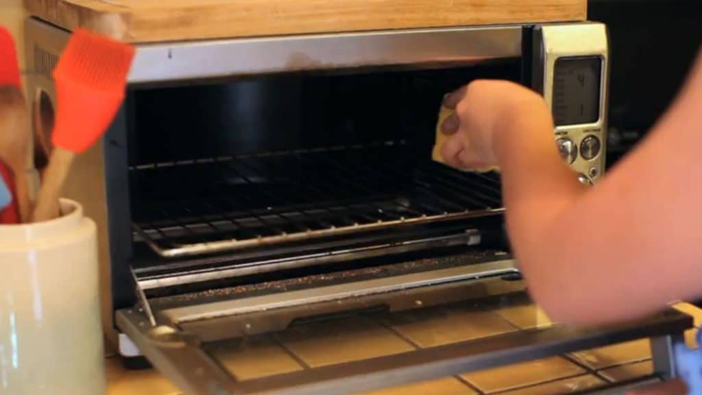 how to clean your toaster oven