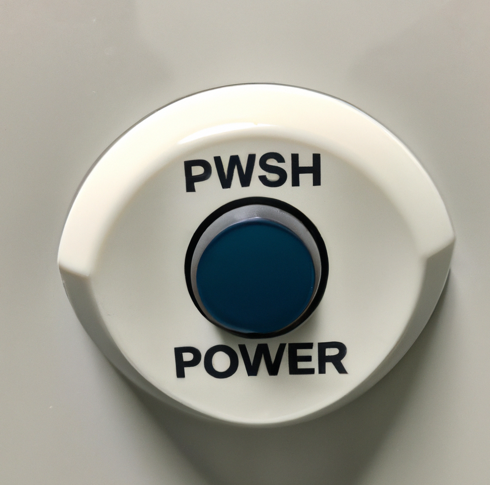 powerwash button in pressure toilet
