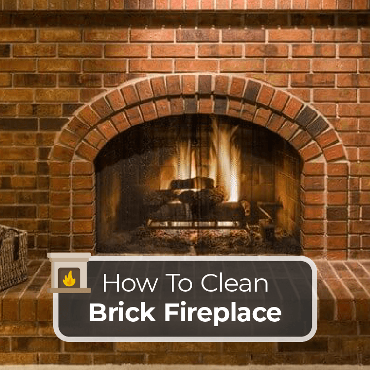 How To Clean Brick Fireplace Kitchen, How To Seal Around A Brick Fireplace