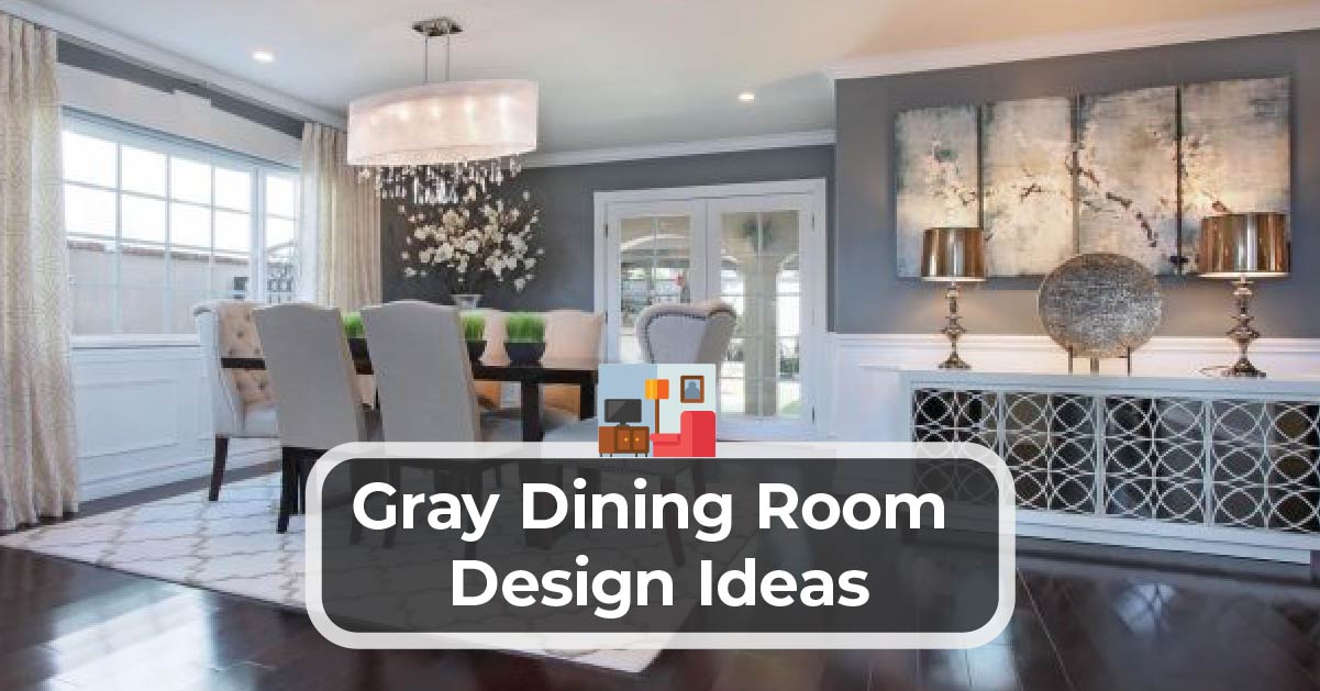 Gray Dining Room Design Ideas Kitchen, Light Gray Dining Room Curtains