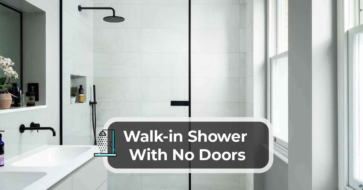Walk In Shower With No Doors Kitchen, Walk In Tiled Shower Designs No Door