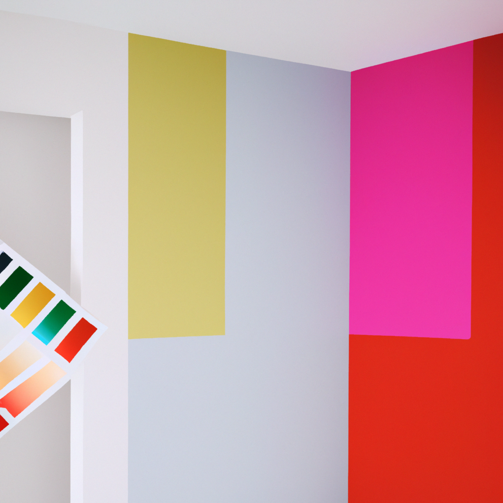color blocking in house paint