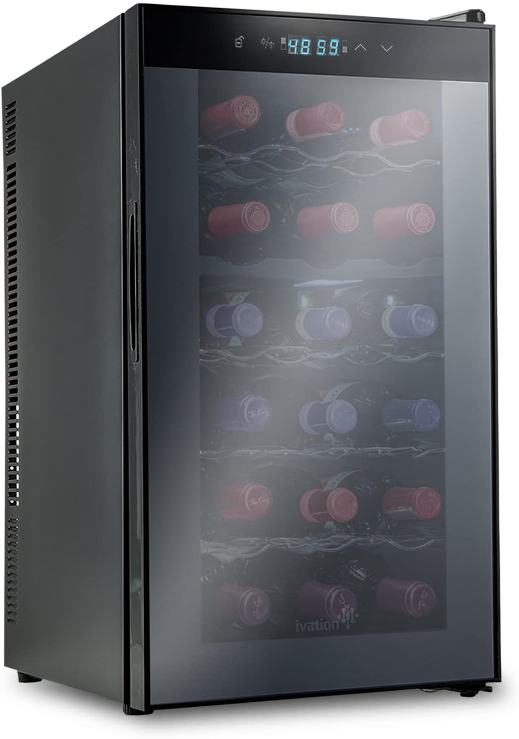 Ivation 18 Bottle Thermoelectric Wine Cooler (Best 18-Bottle Thermoelectric Wine Cooler)