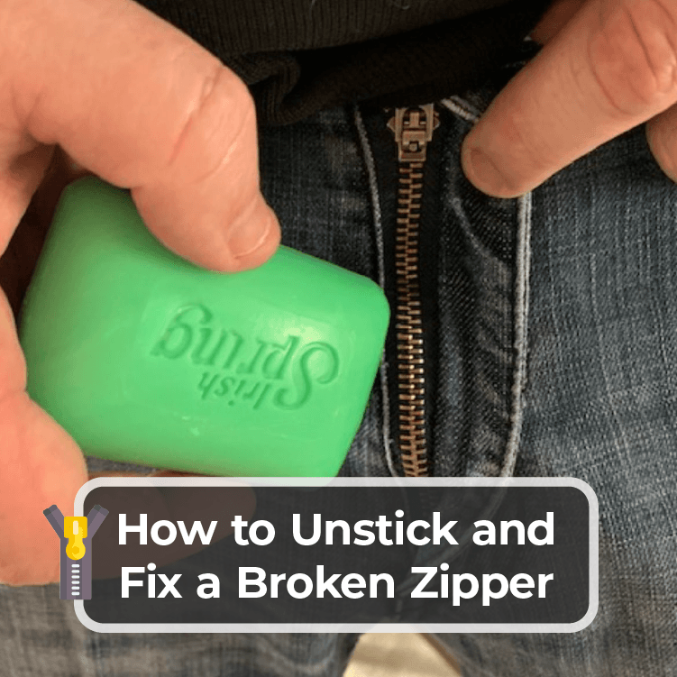 How to Fix A Broken Zipper Pull - AppleGreen Cottage