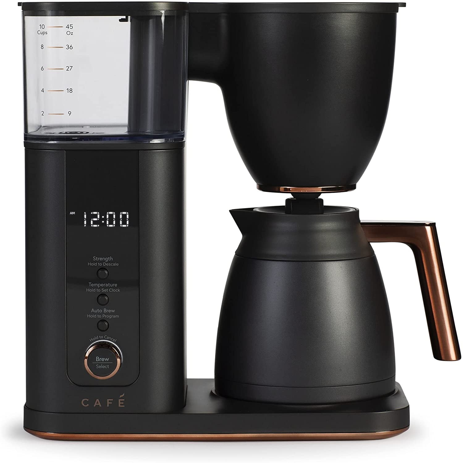 Cafe - Drip 10-Cup Coffee Maker with WiFi - Matte Black 