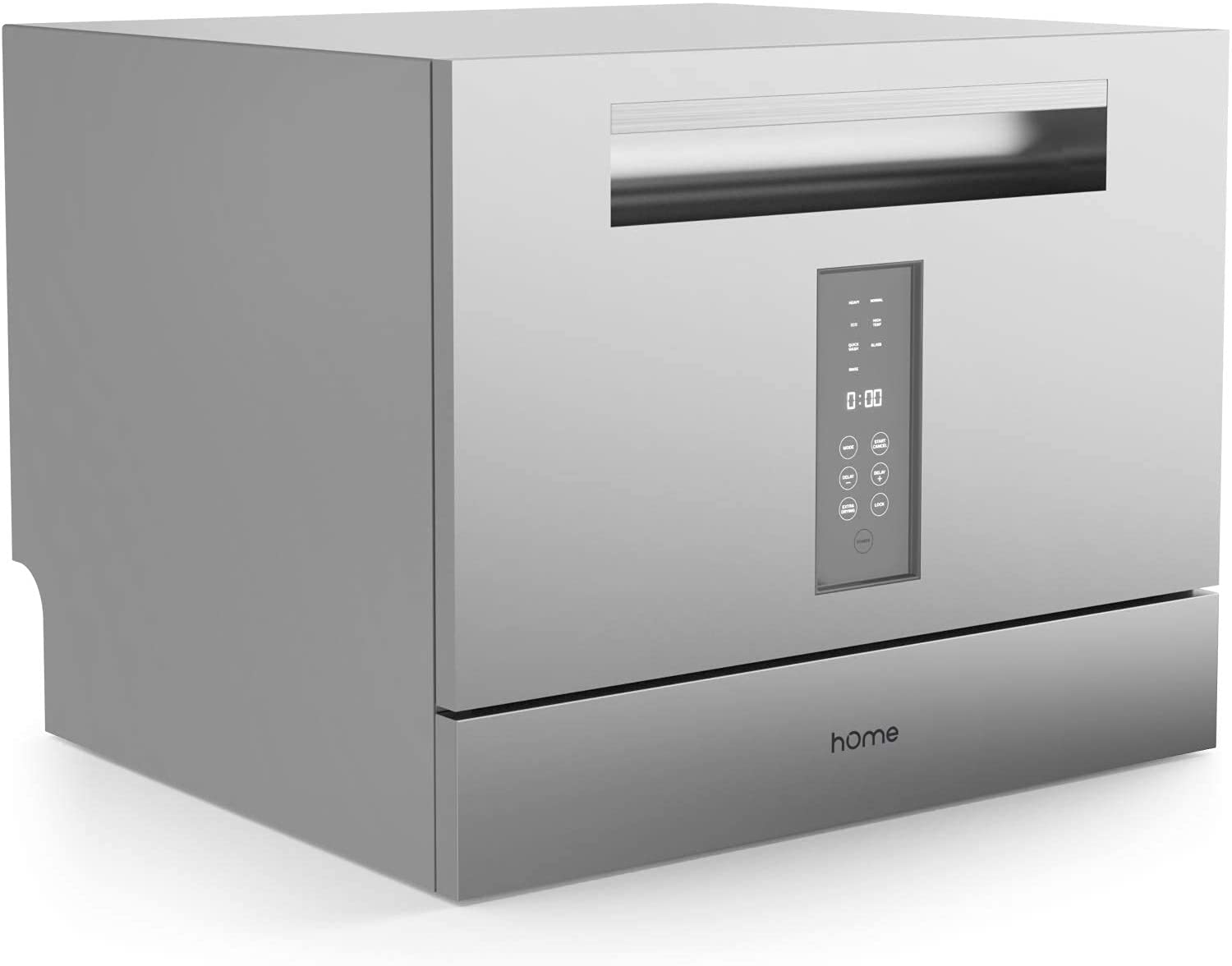 HomeLabs Digital Countertop Dishwasher with 6 Place Settings