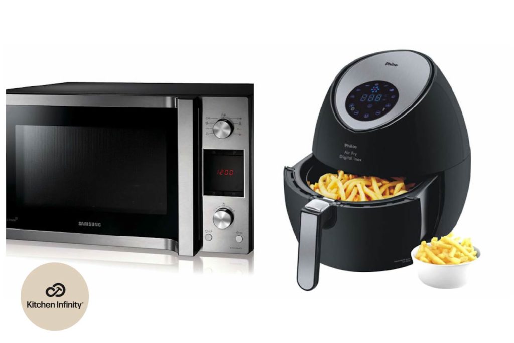 using air fryer for microwave