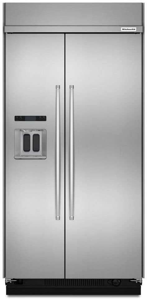 KitchenAid 29.5 cu. ft 48-Inch Width Built-In Side by Side Refrigerator 