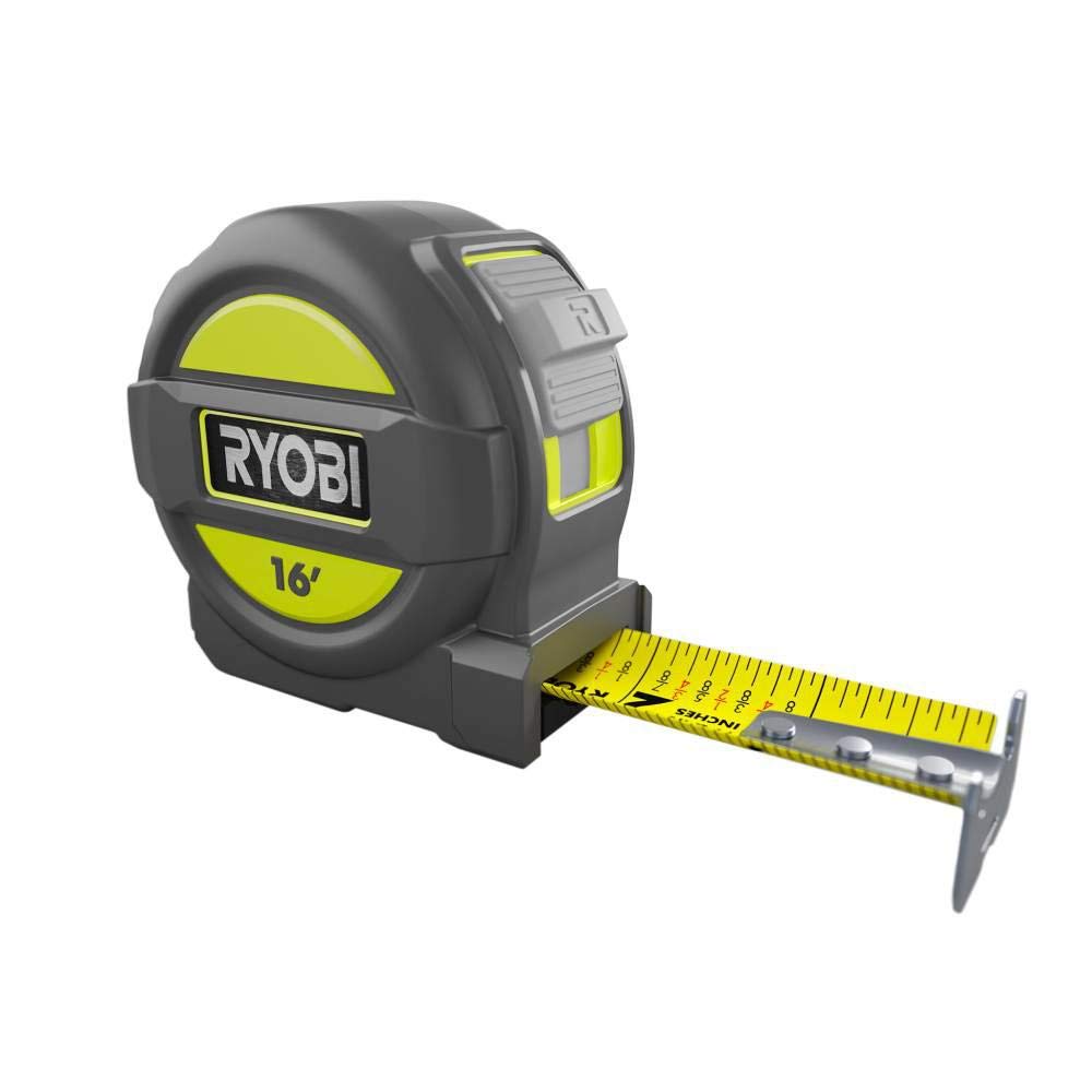 Ryobi Tape Measure with Overmold and Wireworm Belt Clip
