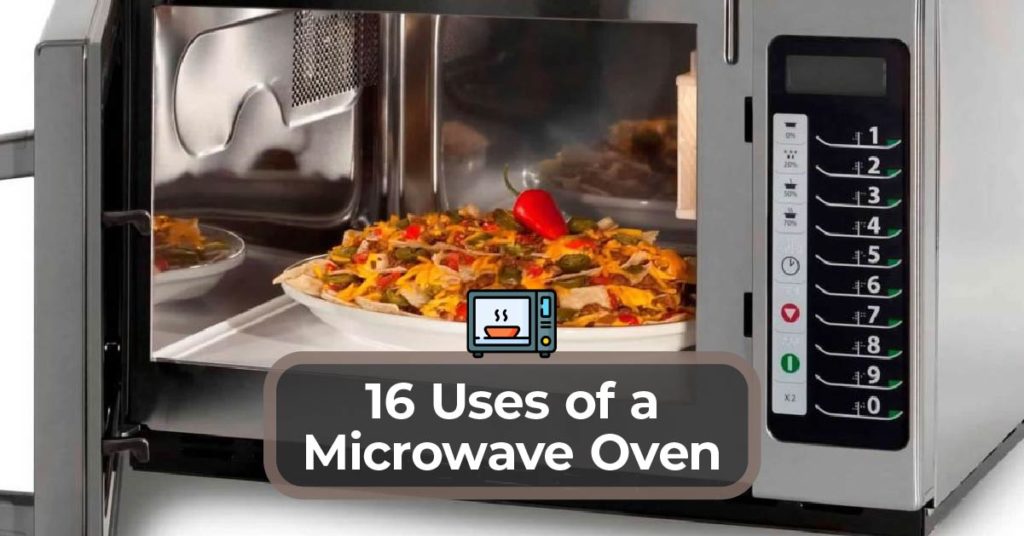 Microwave oven uses 