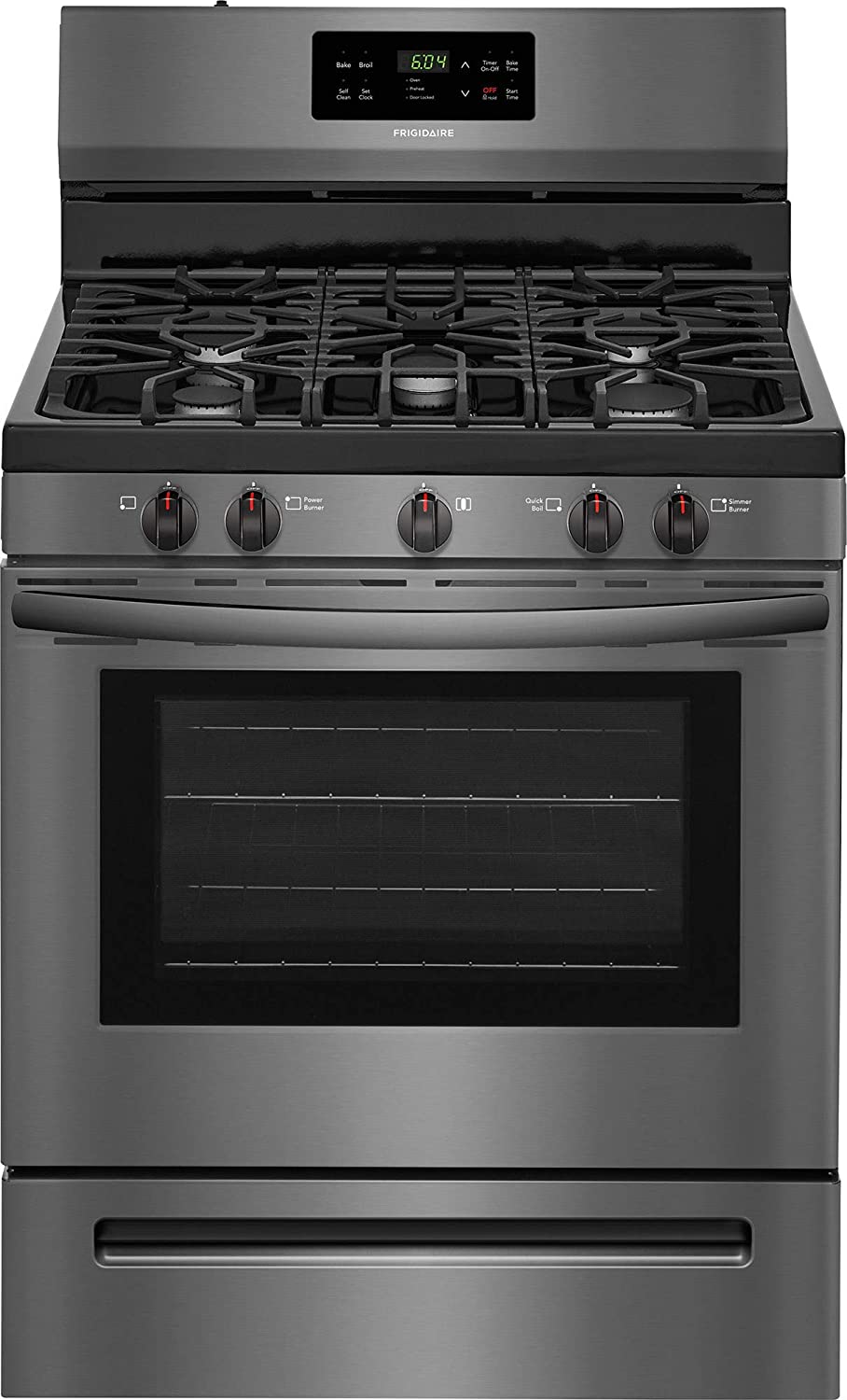 Frigidaire 30-Inch Freestanding Gas Range With 5-Sealed Burner Cooktop