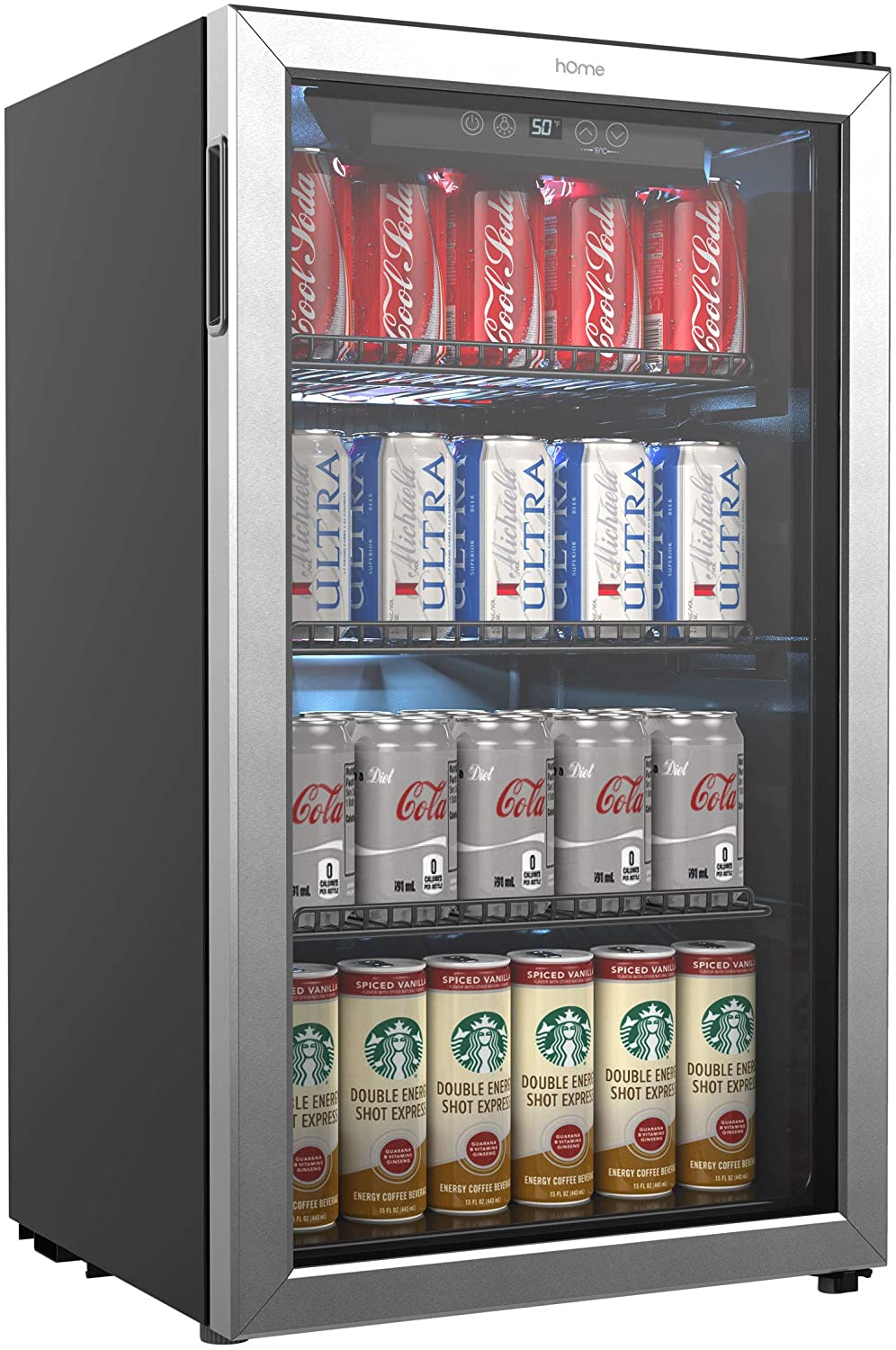 hOmeLabs Beverage Refrigerator and Cooler