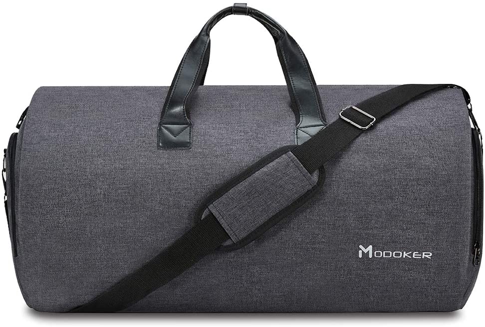 Convertible Modoker Carry-on Garment Bag 2-in-1 Hanging Suitcase