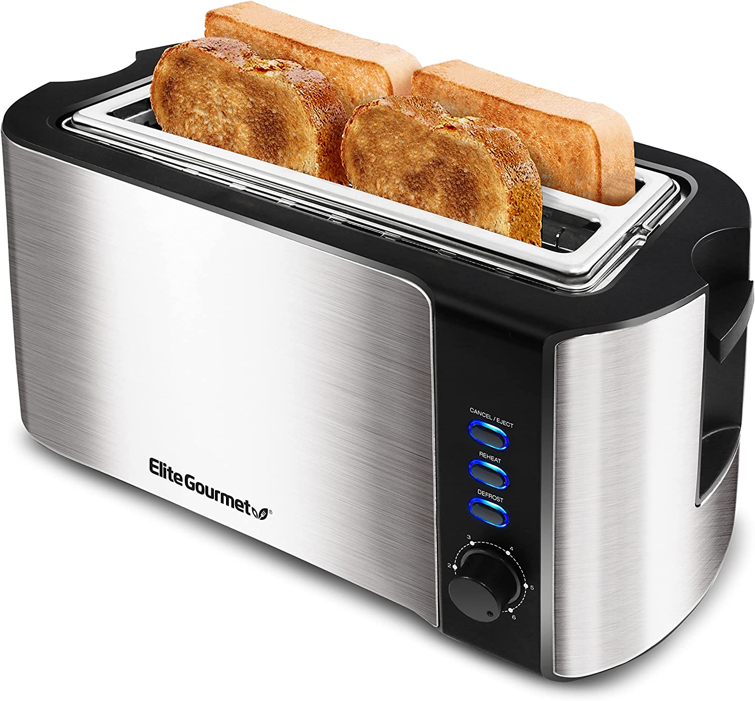 Elite Gourmet ECT-3100 Long Slot Toaster