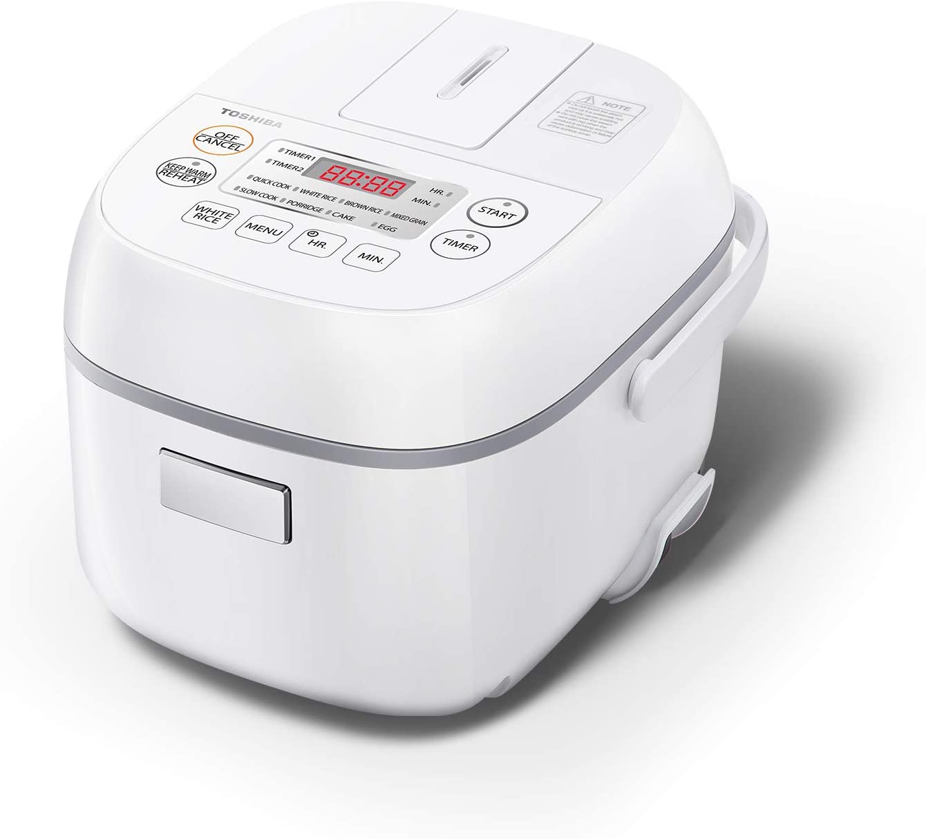 Toshiba Digital Programmable Rice Cooker, Steamer & Warmer