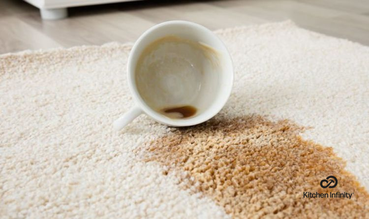how do you remove coffee stains from carpet