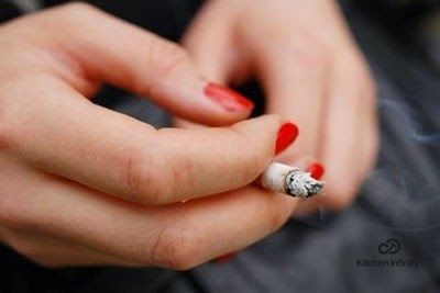 how to remove cigarette stains from fingers