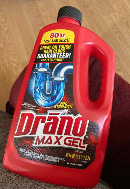 Drano Red Bottle Does Drano Work