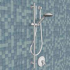 how to install handheld shower head with slide bar