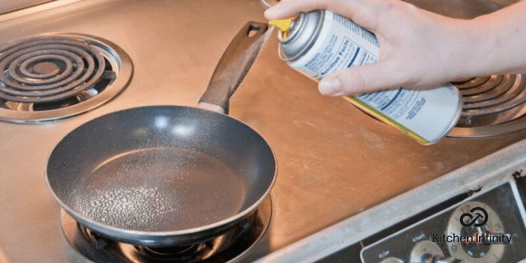 how to remove stains from non stick pan