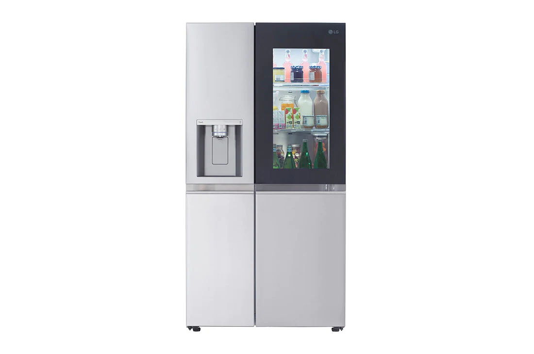 27 Cu Ft Side by Side InstaView Refrigerator with Dual Ice Makers