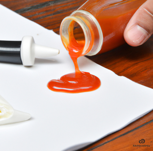 remove ketchup stains
