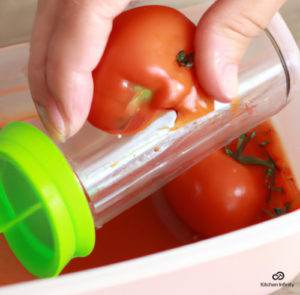 remove tomato stains from tupperware