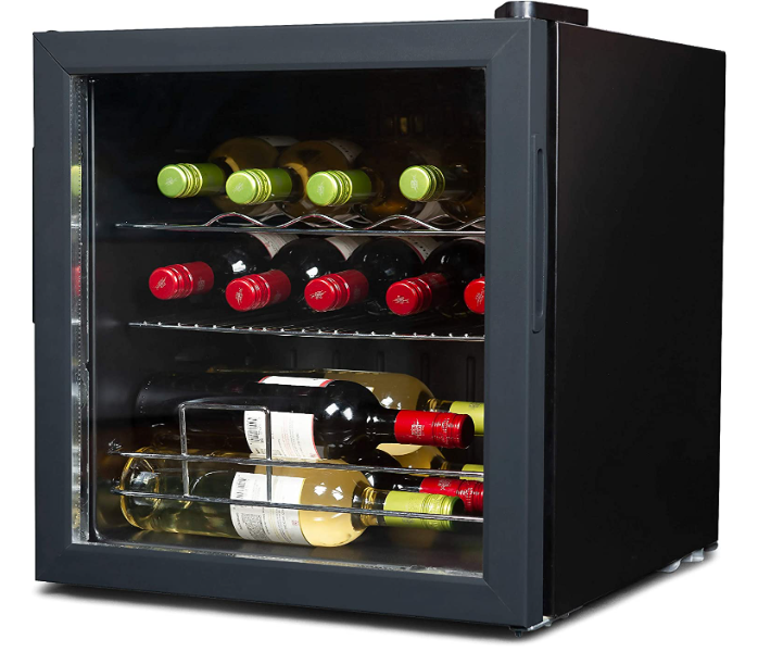 BLACK+DECKER Wine Fridge 14 Bottles, Wine Cooler Refrigerator