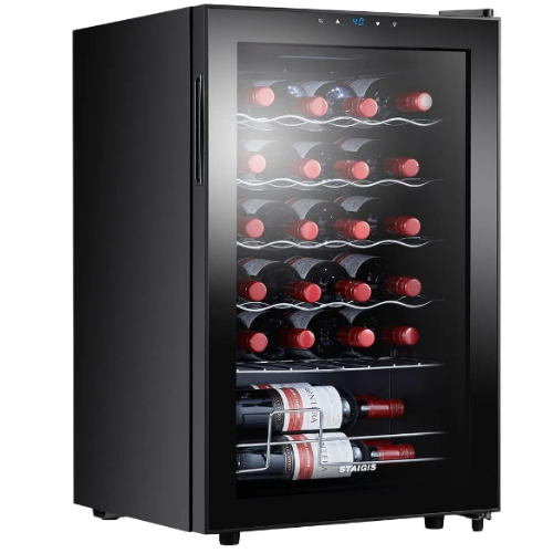 STAIGIS Wine Cooler Refrigerator, Freestanding