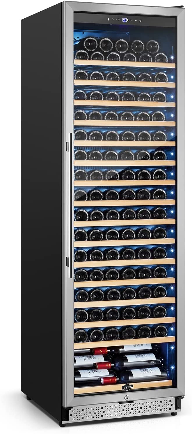 TYLZA Upgraded 189 Bottles Wine Cooler Refrigerator