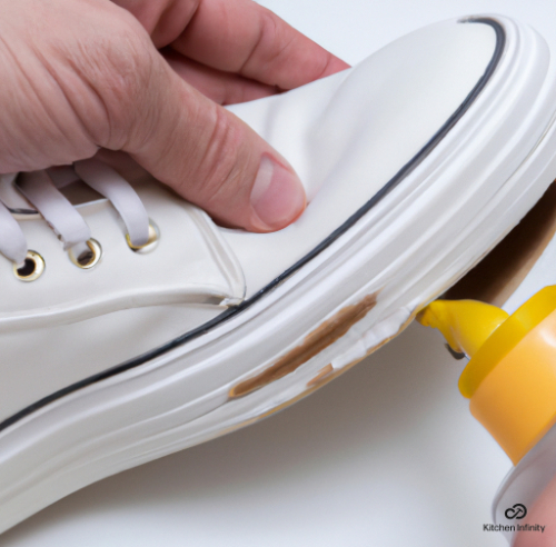 how to remove yellow stains from white vans