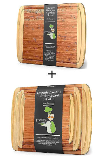 Greener Chef Extra Large Bamboo Cutting Board