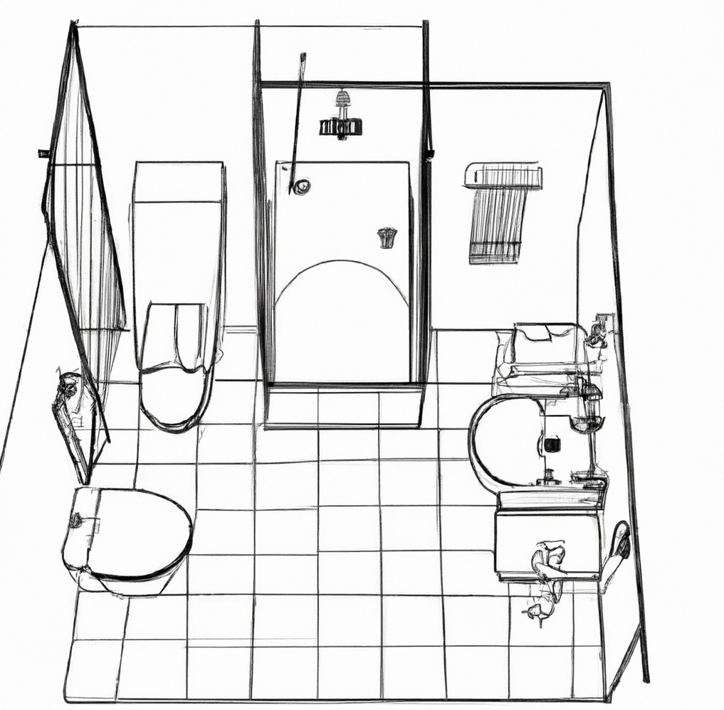 small bathroom floor plan