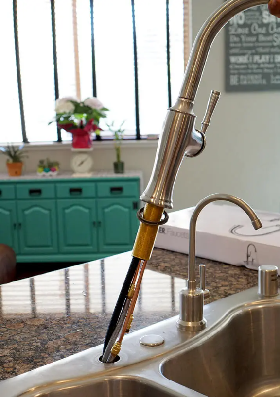 Kohler kitchen sink faucet installation